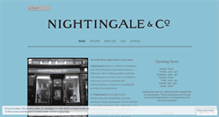 Desktop Screenshot of nightingaleandco.com